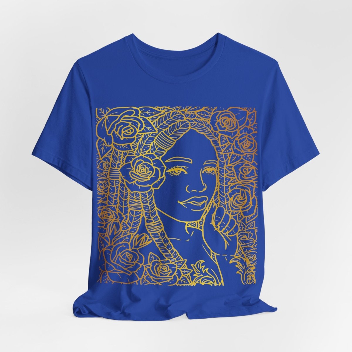 Golden Goddess Shirt - Afrocentric Art by The Trini Gee
