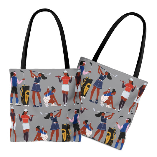 Golf Women Tote Bag - Afrocentric Art by The Trini Gee