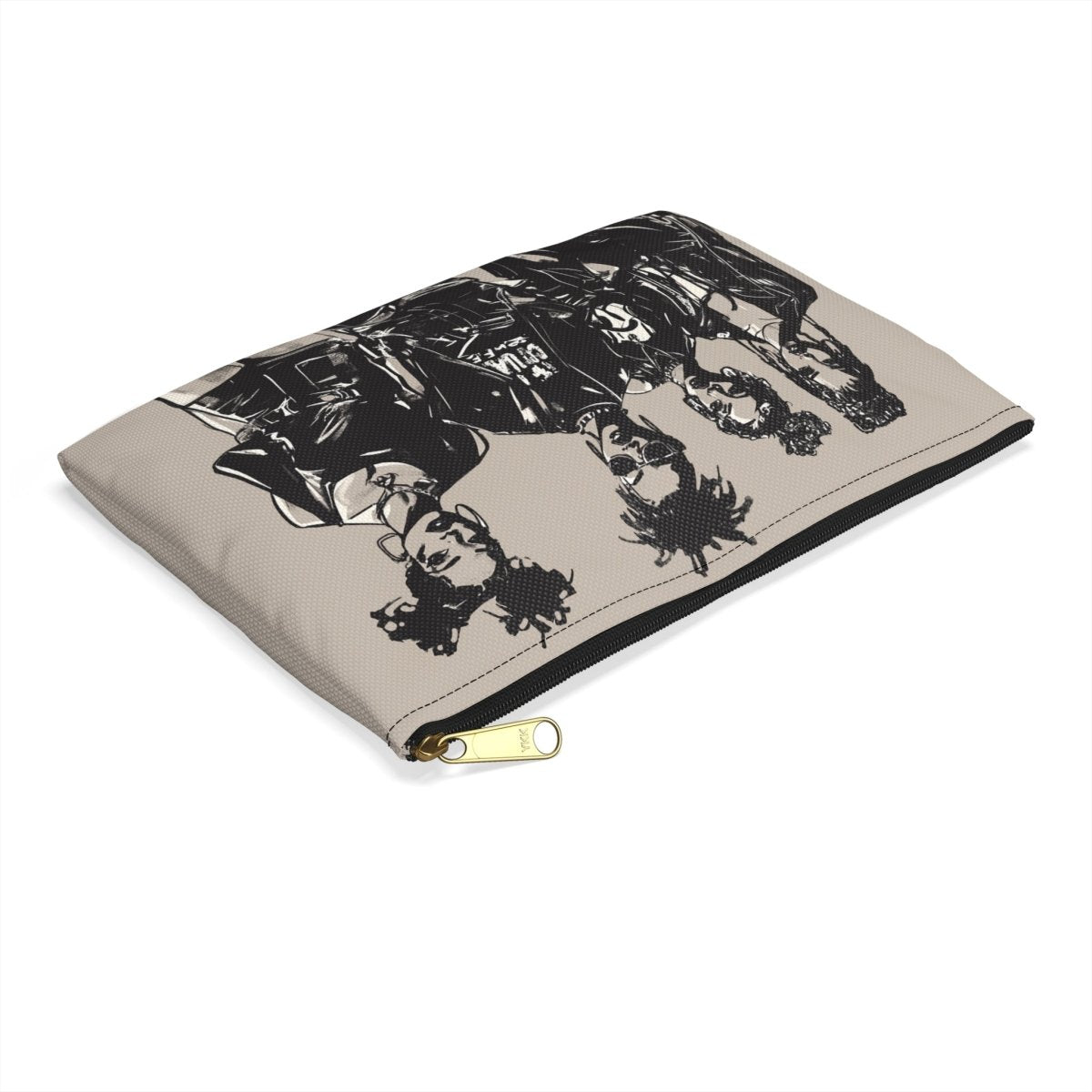 Goth Girls Accessory Pouch - Afrocentric Art by The Trini Gee