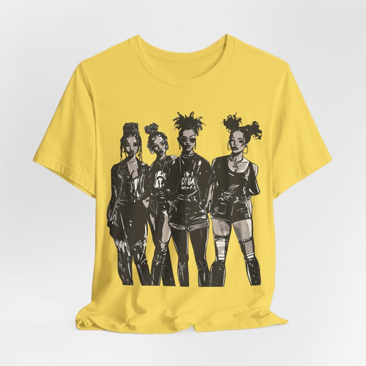 Goth Girls Shirt - Afrocentric Art by The Trini Gee