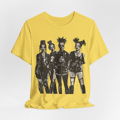 Goth Girls Shirt - Afrocentric Art by The Trini Gee