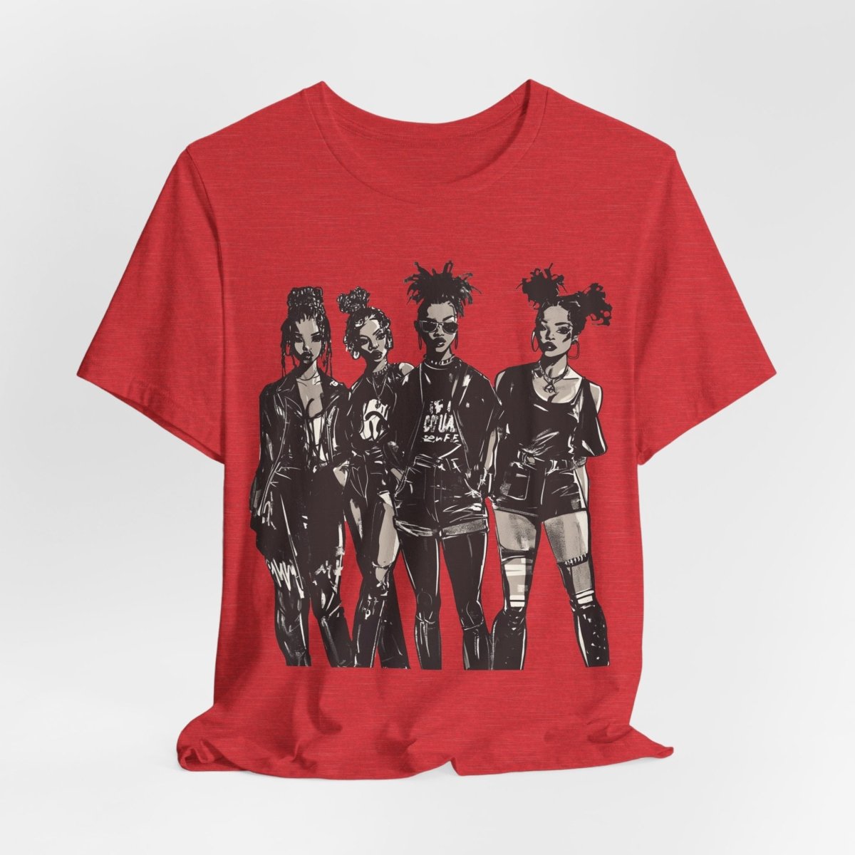 Goth Girls Shirt - Afrocentric Art by The Trini Gee