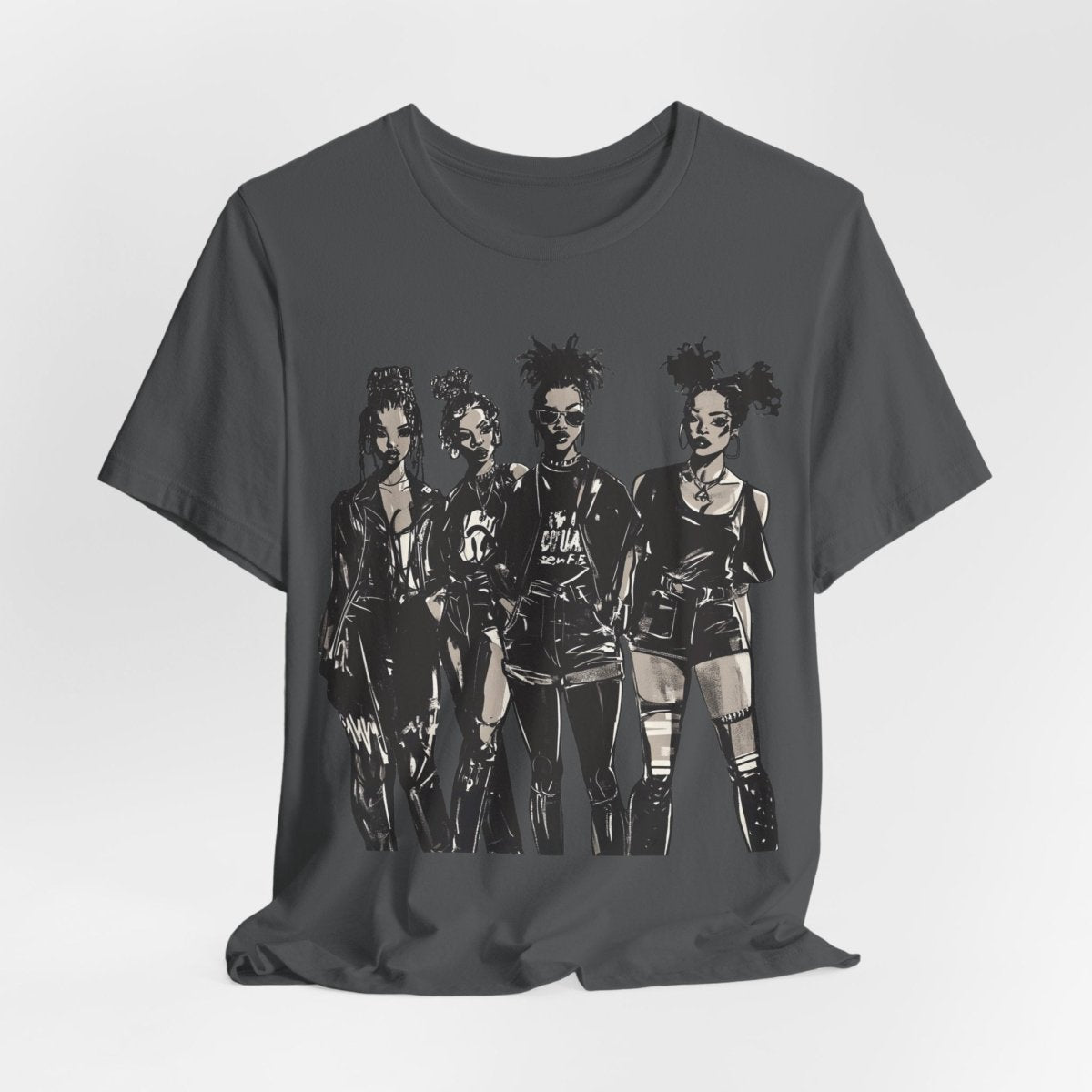 Goth Girls Shirt - Afrocentric Art by The Trini Gee