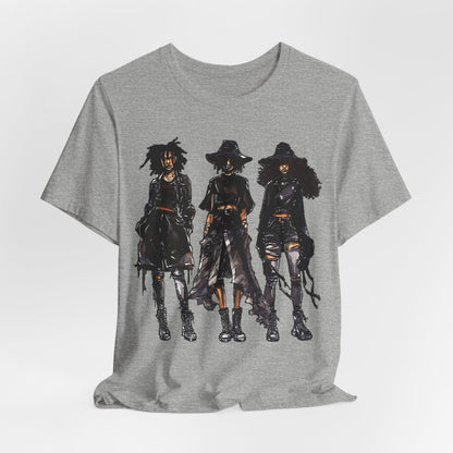 Goth Girls Shirt - Afrocentric Art by The Trini Gee