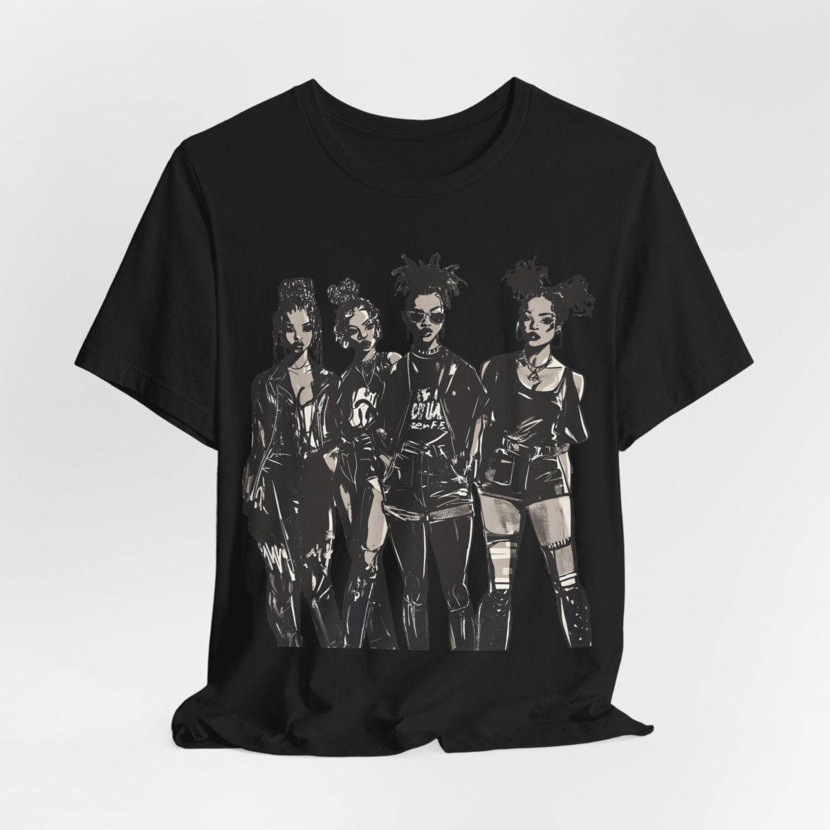 Goth Girls Shirt - Afrocentric Art by The Trini Gee