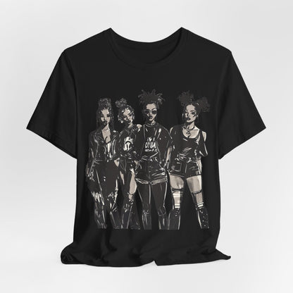 Goth Girls Shirt - Afrocentric Art by The Trini Gee