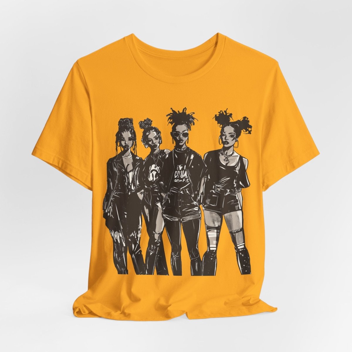 Goth Girls Shirt - Afrocentric Art by The Trini Gee