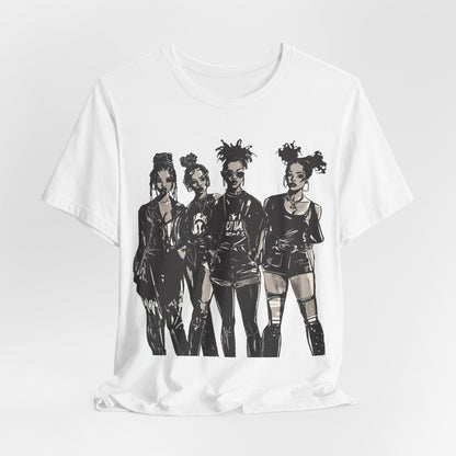 Goth Girls Shirt - Afrocentric Art by The Trini Gee