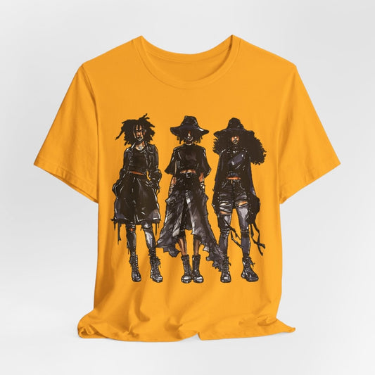 Goth Girls Shirt - Afrocentric Art by The Trini Gee