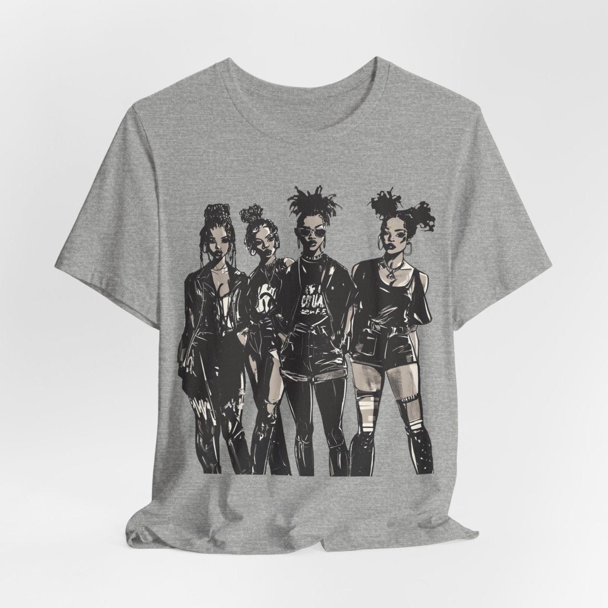 Goth Girls Shirt - Afrocentric Art by The Trini Gee