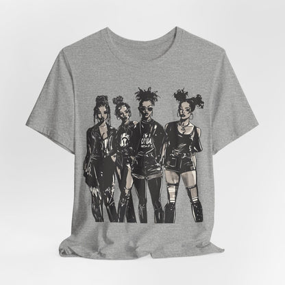 Goth Girls Shirt - Afrocentric Art by The Trini Gee