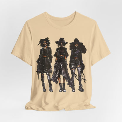 Goth Girls Shirt - Afrocentric Art by The Trini Gee