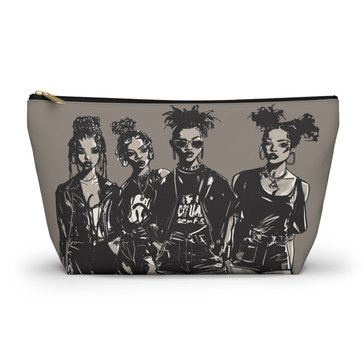 Goth Girls T - Bottom Pouch - Afrocentric Art by The Trini Gee