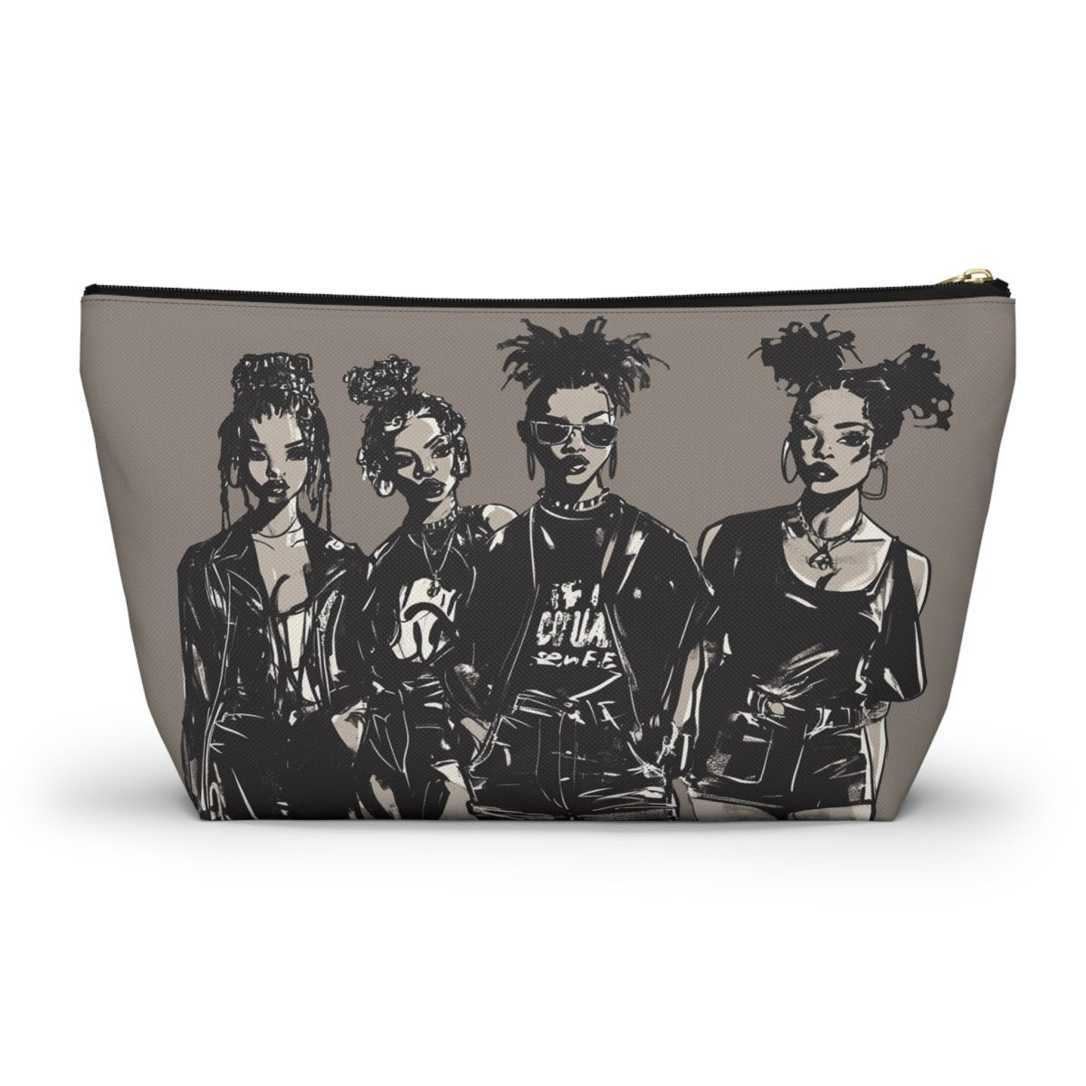 Goth Girls T - Bottom Pouch - Afrocentric Art by The Trini Gee