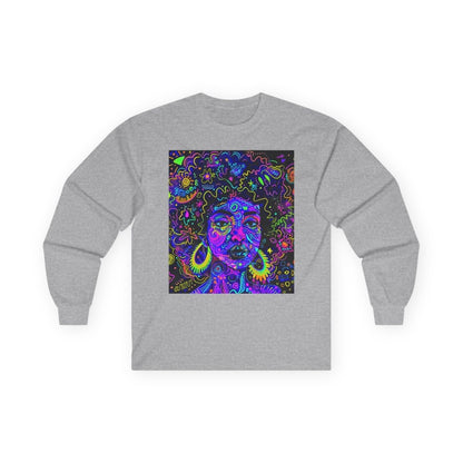 Graffiti Trippy Long Sleeve Shirt - Afrocentric Art by The Trini Gee