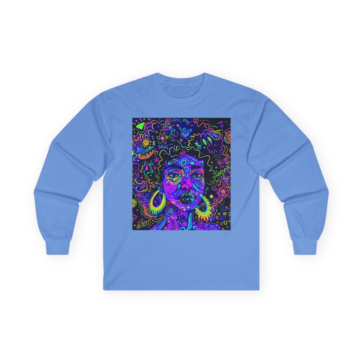 Graffiti Trippy Long Sleeve Shirt - Afrocentric Art by The Trini Gee