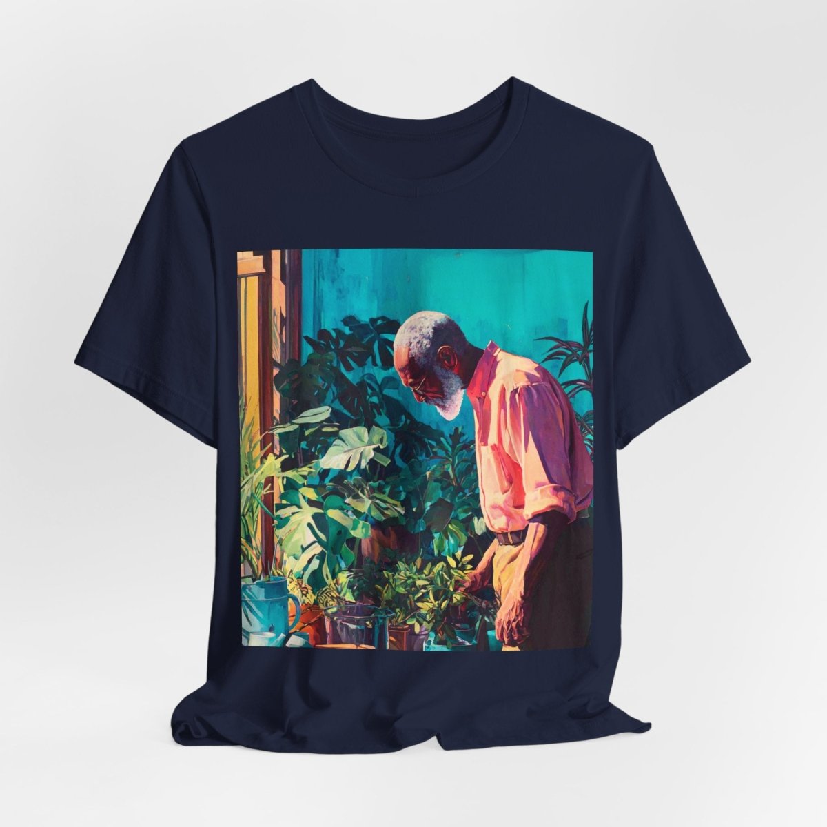 Grandpa Garden Shirt - Afrocentric Art by The Trini Gee