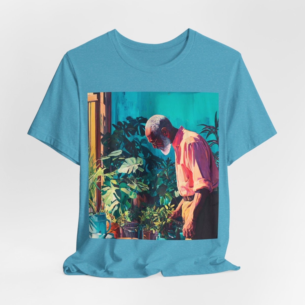 Grandpa Garden Shirt - Afrocentric Art by The Trini Gee