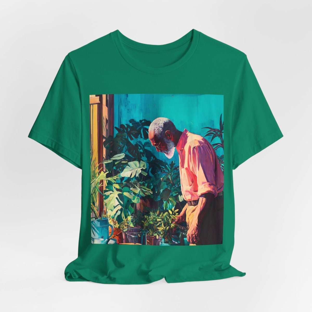 Grandpa Garden Shirt - Afrocentric Art by The Trini Gee