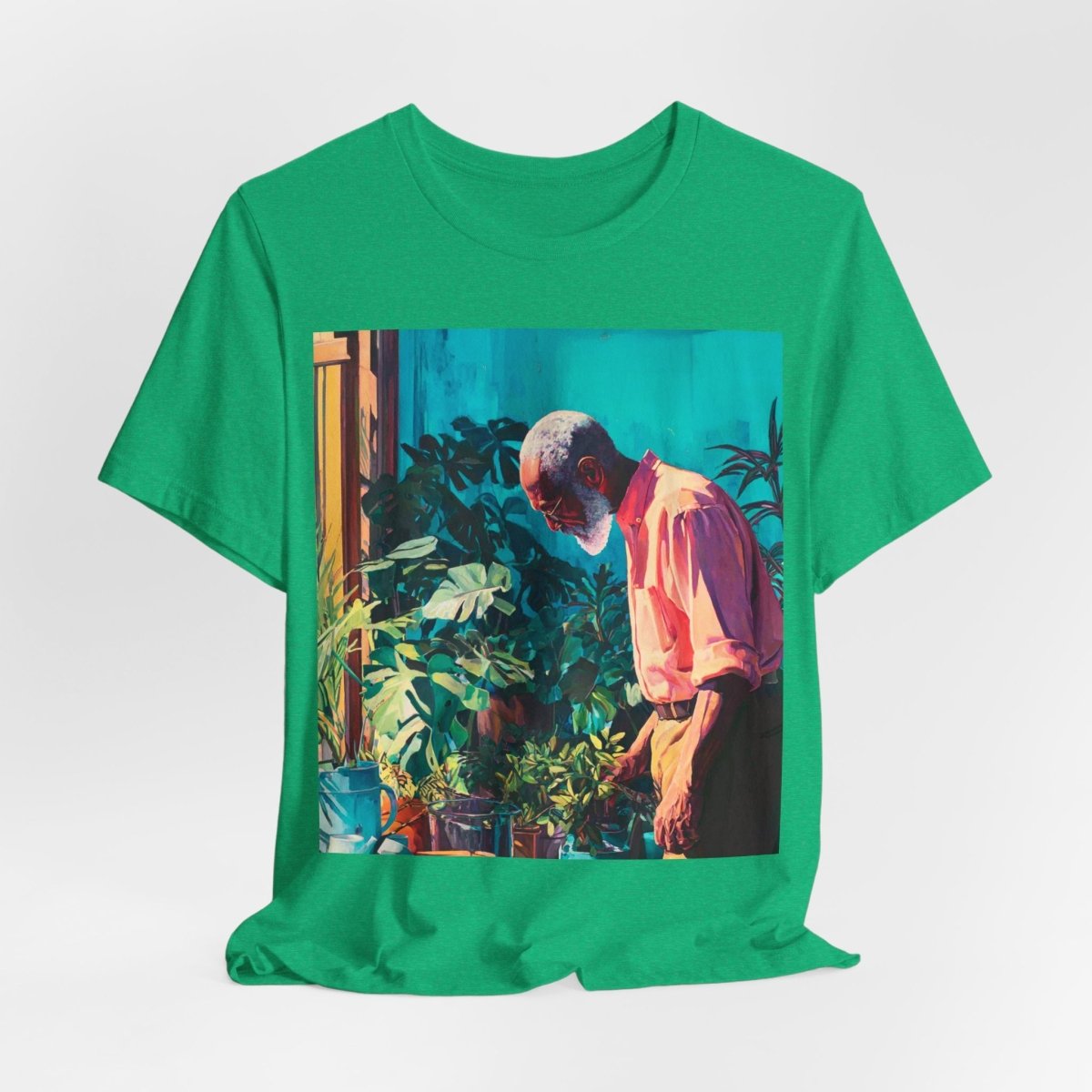 Grandpa Garden Shirt - Afrocentric Art by The Trini Gee