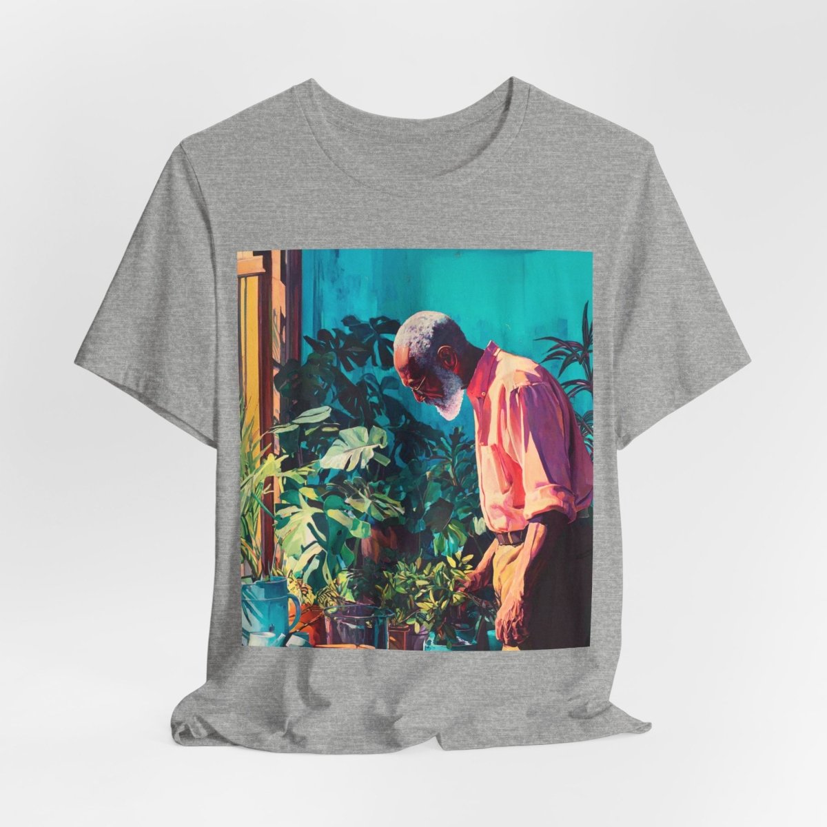 Grandpa Garden Shirt - Afrocentric Art by The Trini Gee