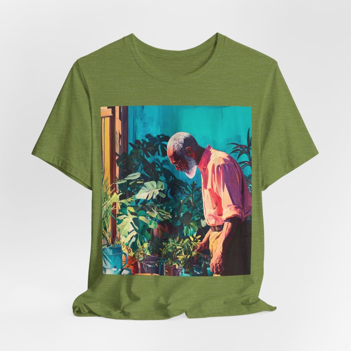 Grandpa Garden Shirt - Afrocentric Art by The Trini Gee