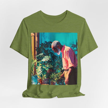 Grandpa Garden Shirt - Afrocentric Art by The Trini Gee