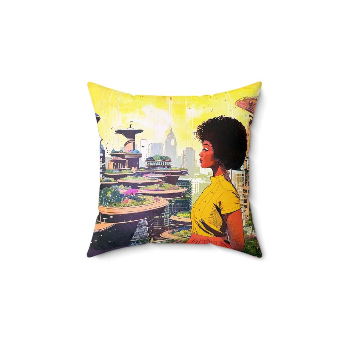 Green City Pillow - The Trini Gee
