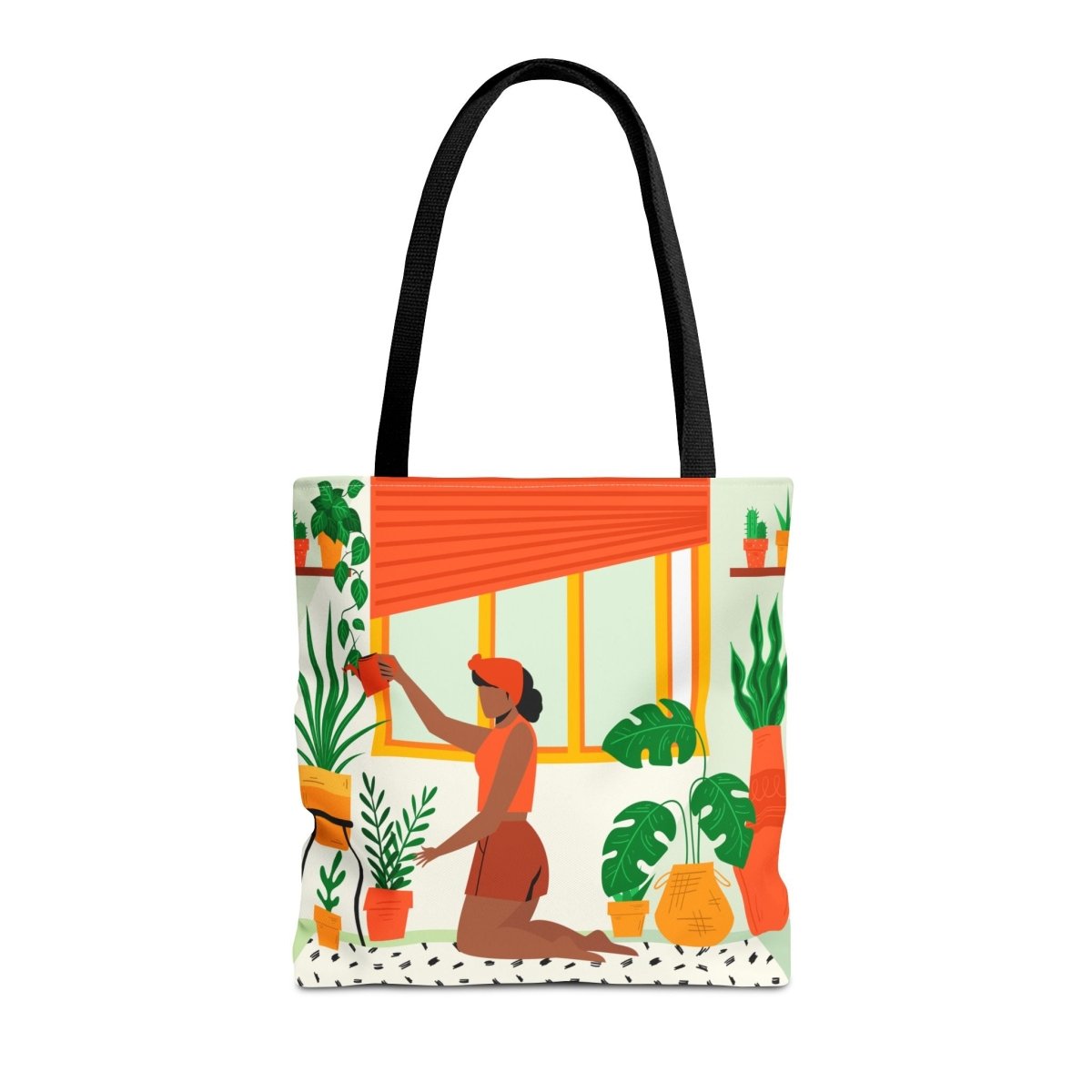 Green Life Tote Bag - Afrocentric Art by The Trini Gee