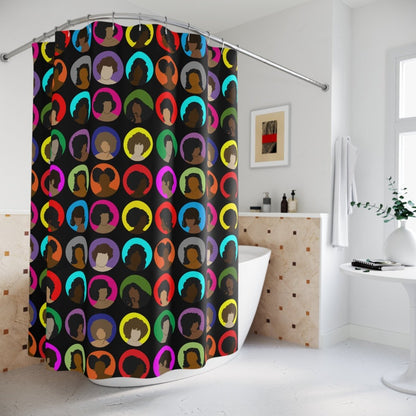 Hair Wigs Shower Curtain - The Trini Gee