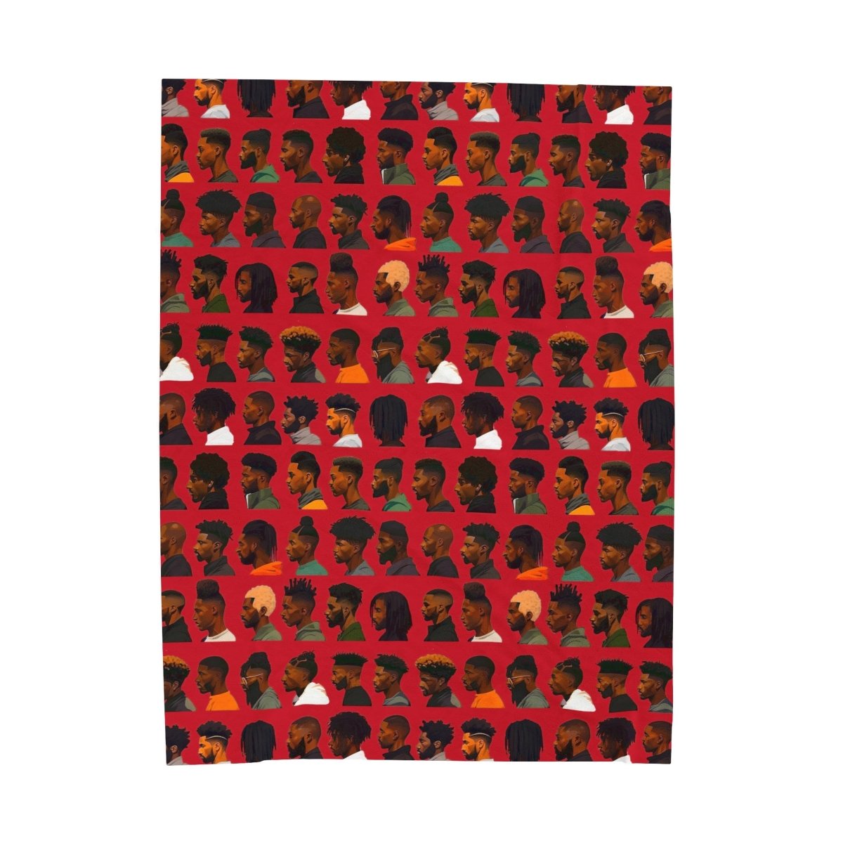 Haircut Styles Blanket - Afrocentric Art by The Trini Gee