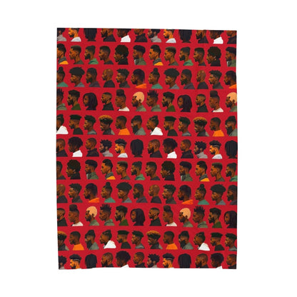 Haircut Styles Blanket - Afrocentric Art by The Trini Gee