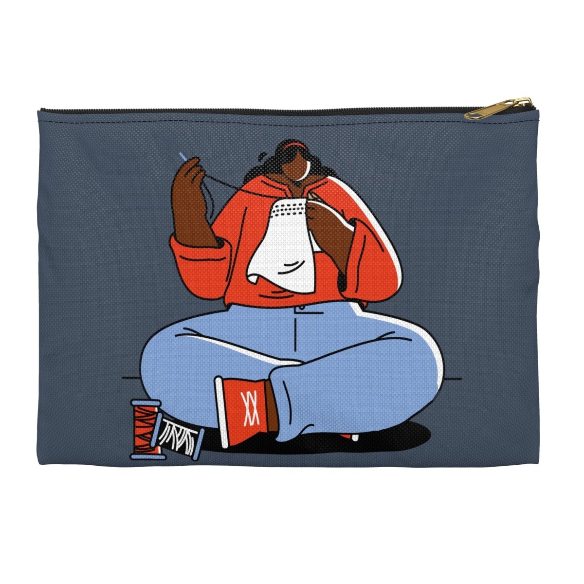 Hand Sewing Pouch - Afrocentric Art by The Trini Gee