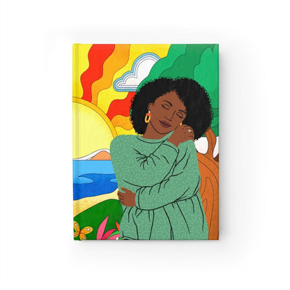 Happy Feelings Journal - Afrocentric Art by The Trini Gee