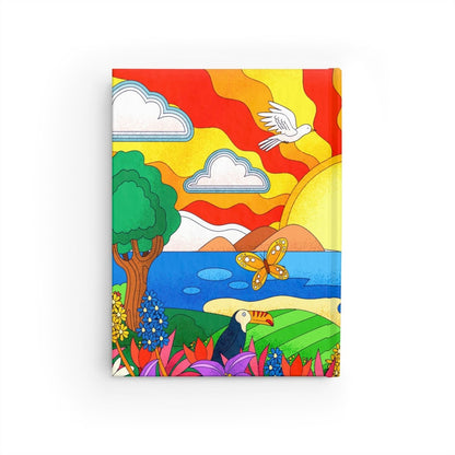 Happy Feelings Journal - Afrocentric Art by The Trini Gee