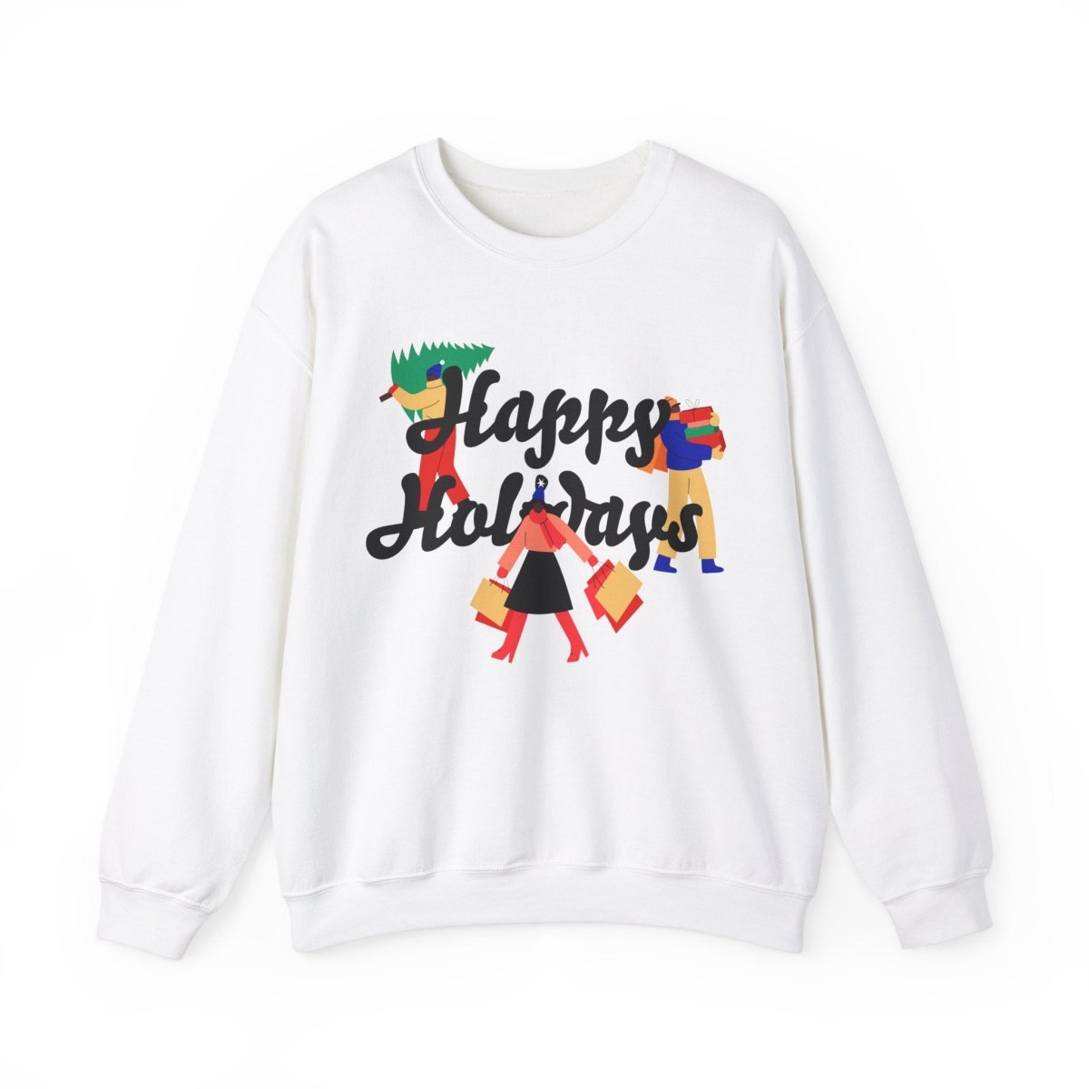 Happy Holidays Sweatshirt - The Trini Gee