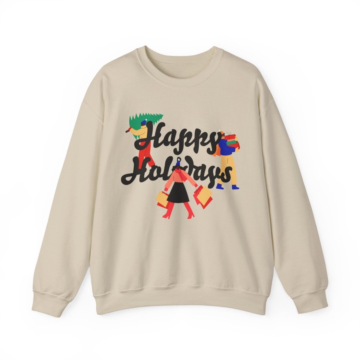 Happy Holidays Sweatshirt - The Trini Gee