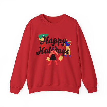 Happy Holidays Sweatshirt - The Trini Gee