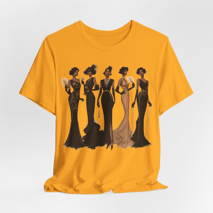 Harlem Renaissance Ladies T-Shirt - Afrocentric Art by The Trini Gee