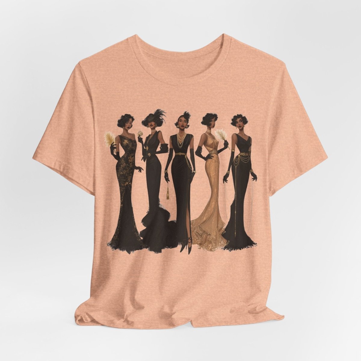 Harlem Renaissance Ladies T-Shirt - Afrocentric Art by The Trini Gee