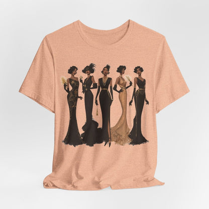 Harlem Renaissance Ladies T-Shirt - Afrocentric Art by The Trini Gee