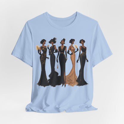 Harlem Renaissance Ladies T-Shirt - Afrocentric Art by The Trini Gee
