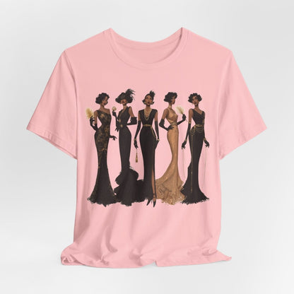 Harlem Renaissance Ladies T-Shirt - Afrocentric Art by The Trini Gee