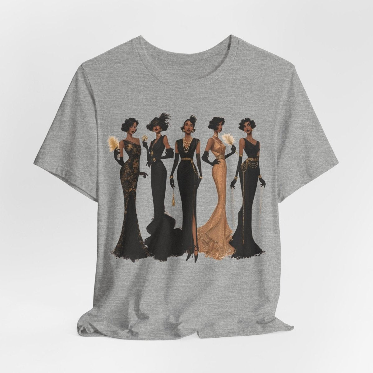 Harlem Renaissance Ladies T-Shirt - Afrocentric Art by The Trini Gee