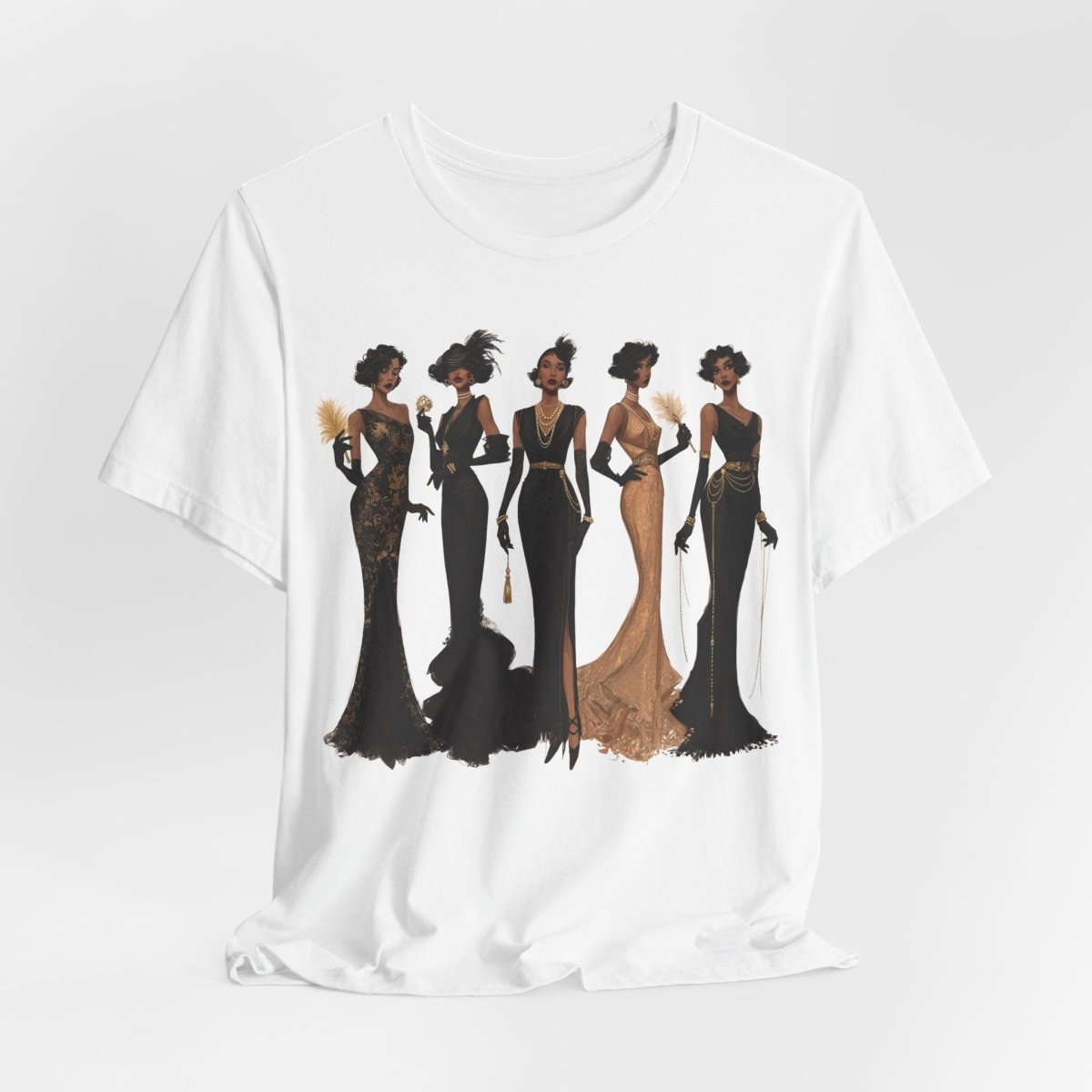 Harlem Renaissance Ladies T-Shirt - Afrocentric Art by The Trini Gee