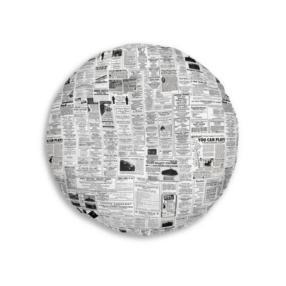 HBCU Advertisements Floor Pillow - Afrocentric Art by The Trini Gee