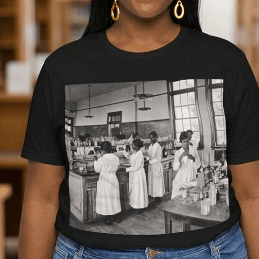 HBCU Chemistry Class T-Shirt - Afrocentric Art by The Trini Gee