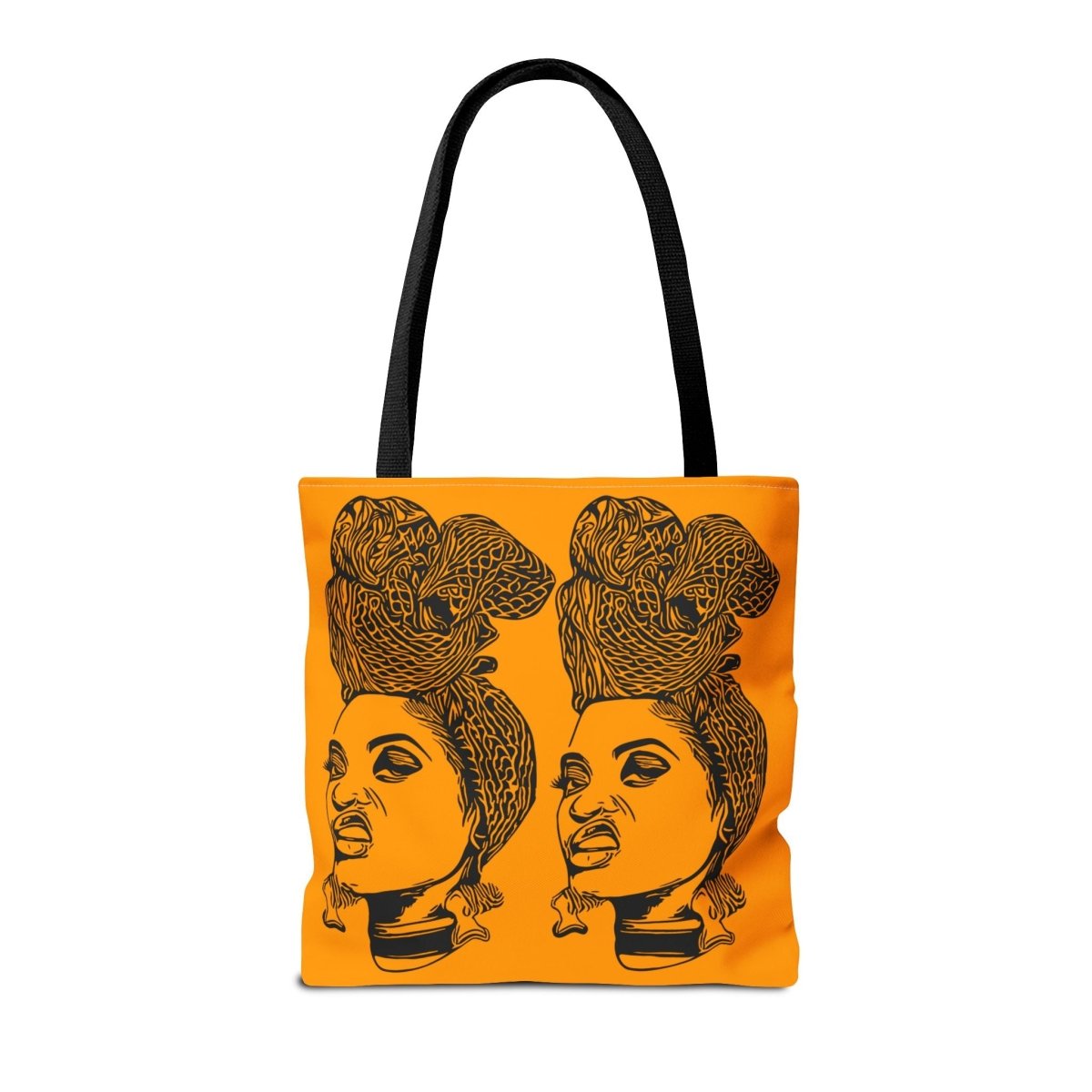 Headwrap Attitude Tote Bag - Afrocentric Art by The Trini Gee