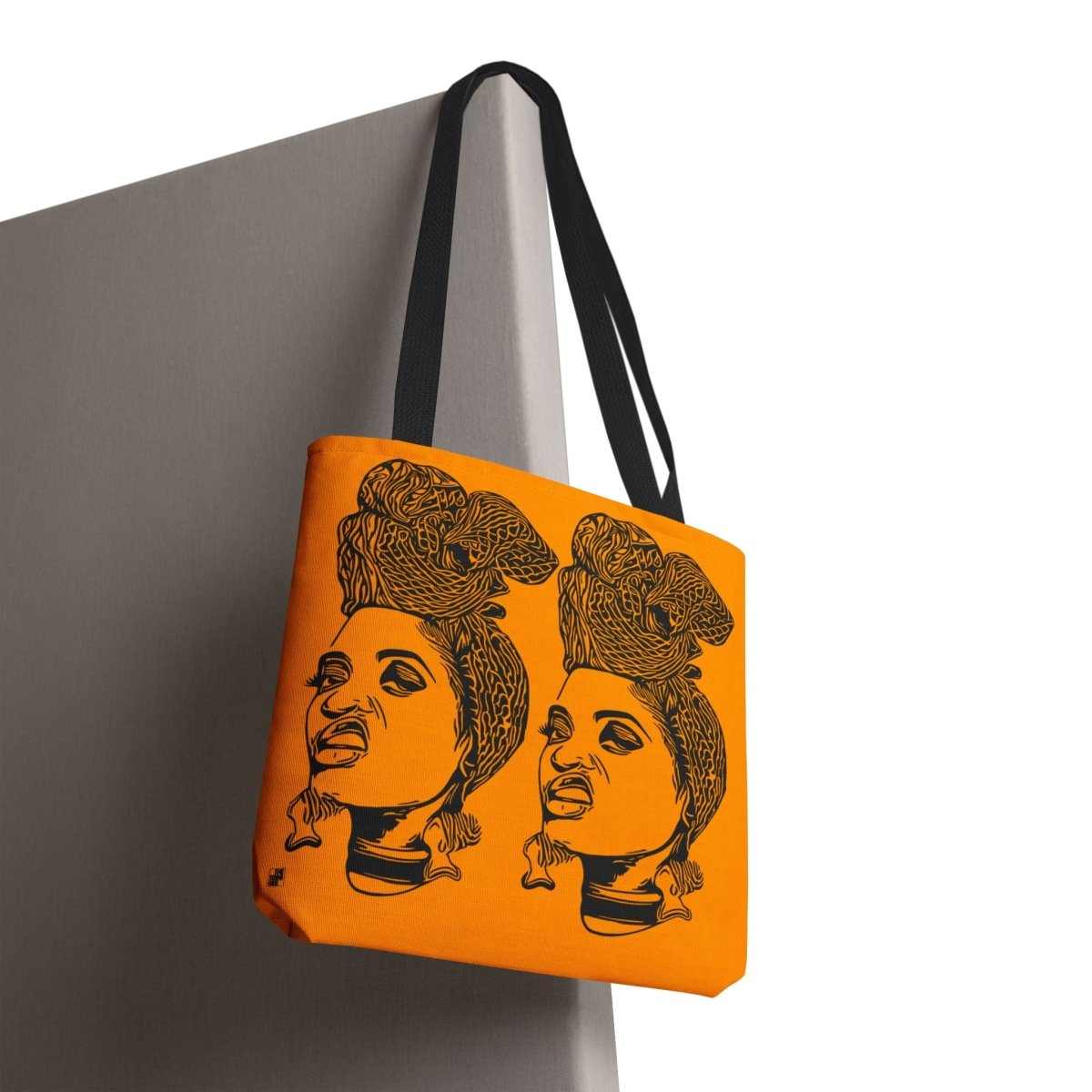 Headwrap Attitude Tote Bag - Afrocentric Art by The Trini Gee