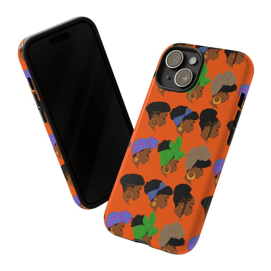Headwraps Phone Case - Afrocentric Art by The Trini Gee